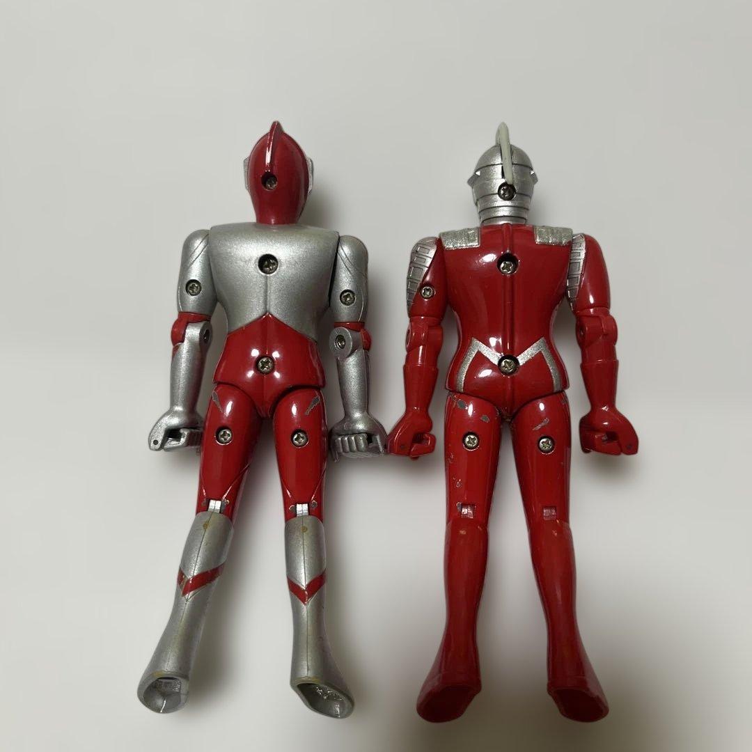 昭和レトロ ウルトラマン ウルトラセブン 超合金 1989年 バンダイ 2体