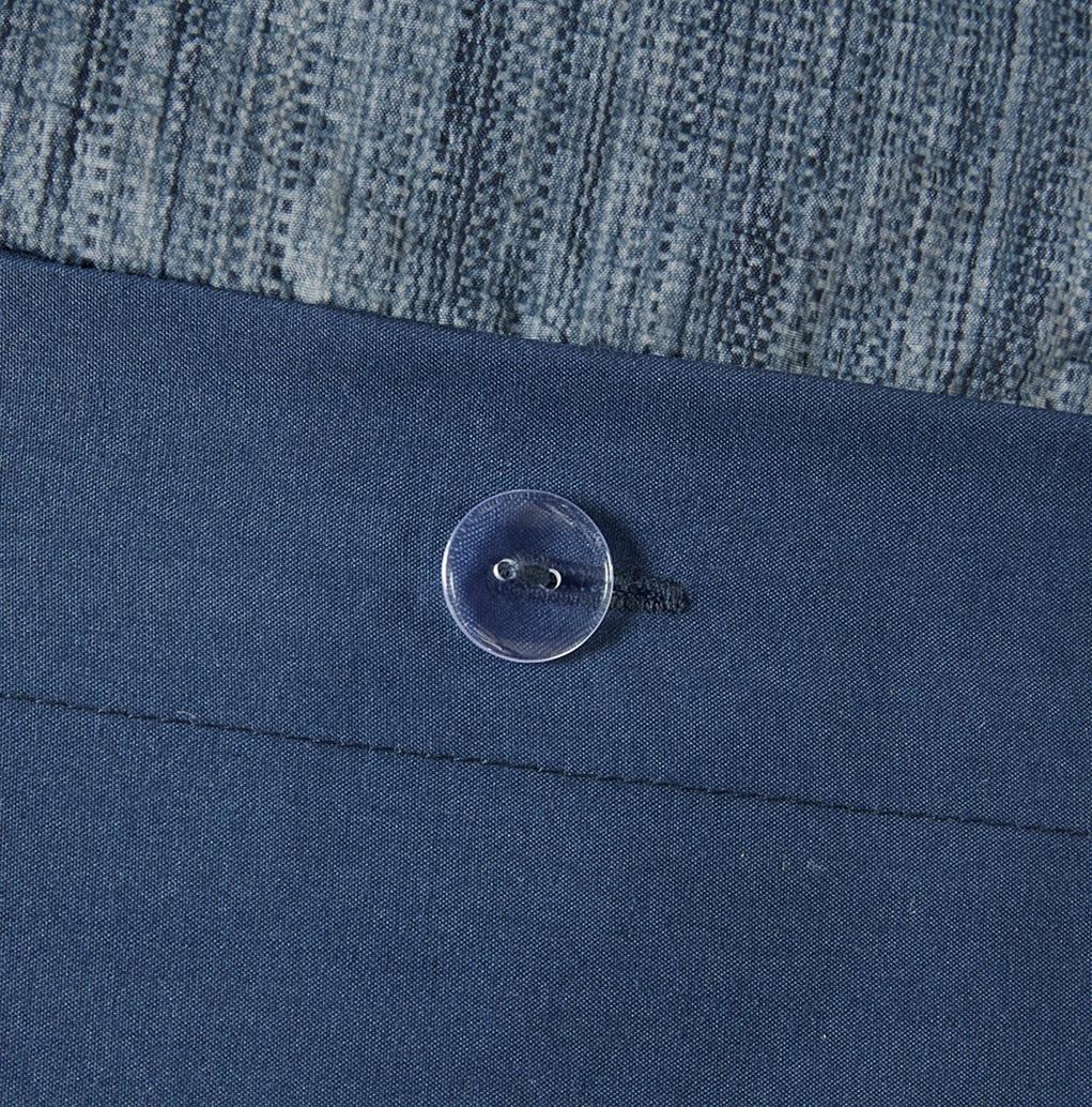 掛け布団カバー 3点セット 海外キングサイズ Navy(ネイビー・紺色系) Ⓣ