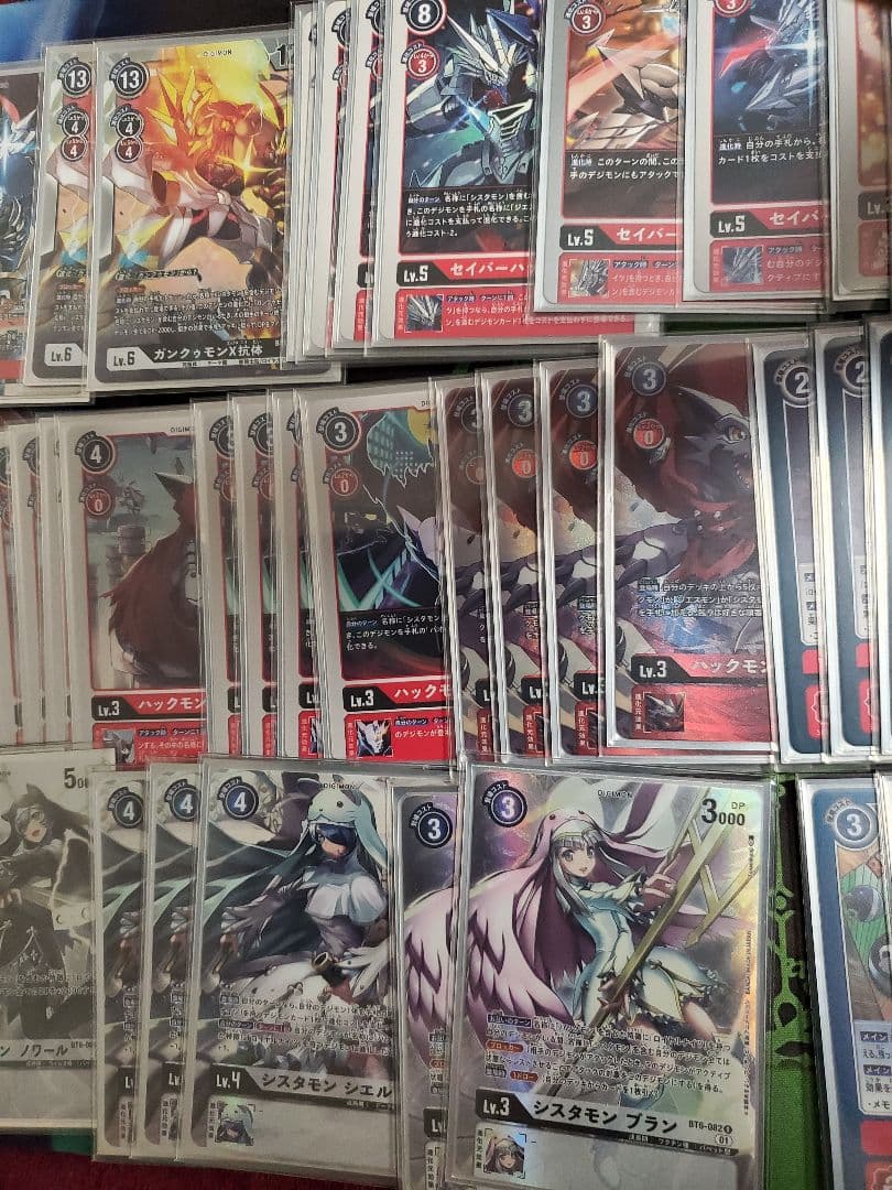 デジモンカードゲーム ジエスモン 高レアデッキ+デッキパーツ大量セット