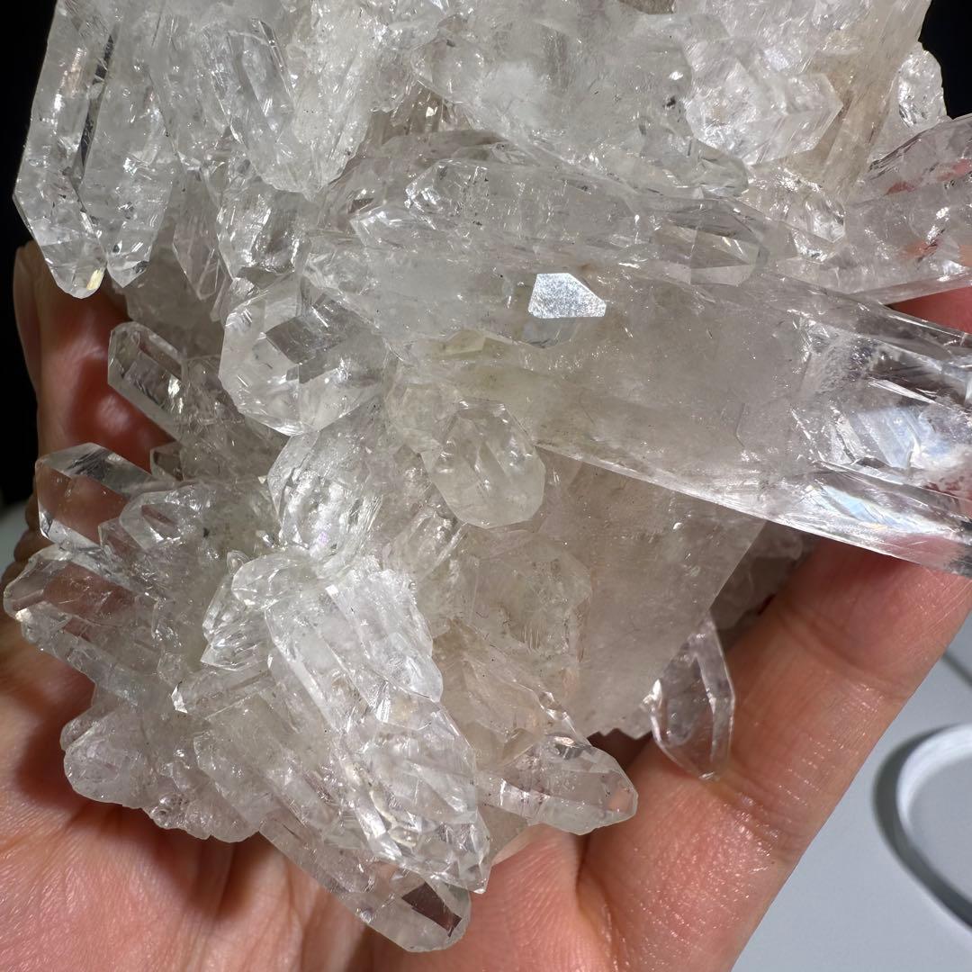 ブラジルミナスジェライス州産❣️天然石水晶のクラスター　置物NO.081409