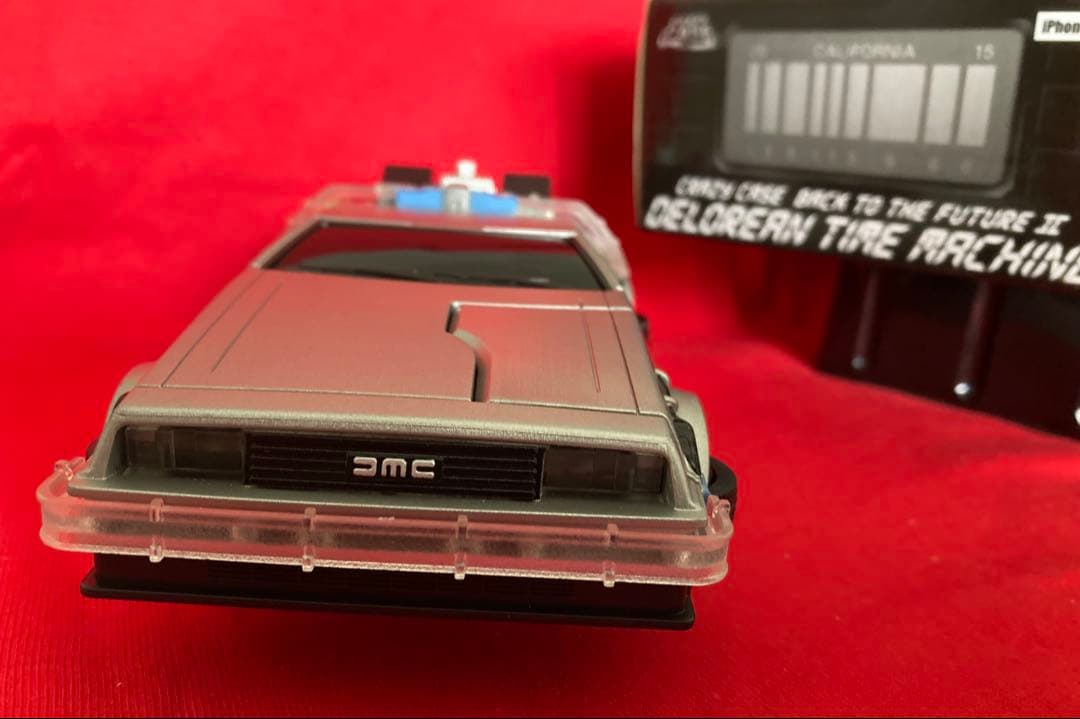 受注生産　光る　デロリアン　バック・トゥ・ザ・フューチャー iPhone ケース