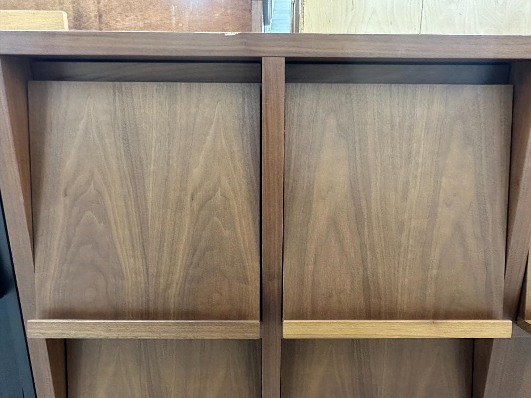 MASTERWAL マスターウォール コローバレコードラック 4列2段 ブラウン