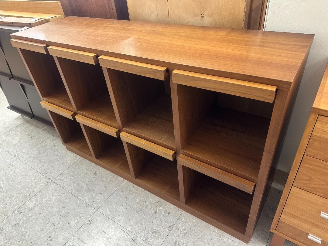 MASTERWAL マスターウォール コローバレコードラック 4列2段 ブラウン