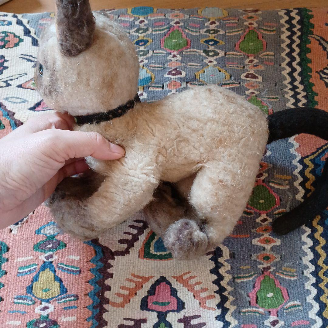シャム猫ぬいぐるみ 首輪付き