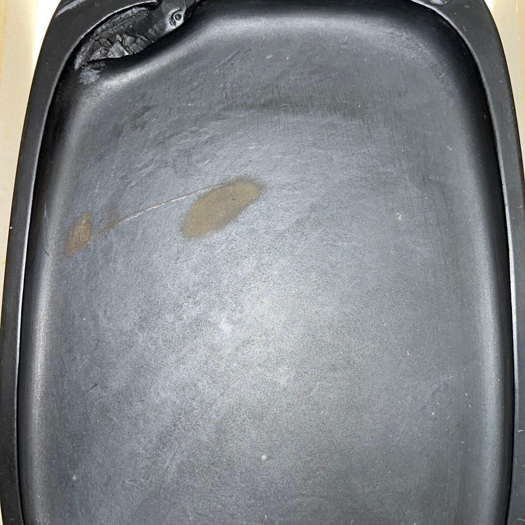 ⭕️雨端硯　梅寿研　12代　雨宮弥兵衛　手間がかかる特殊研　美しい姿　女性好み作品