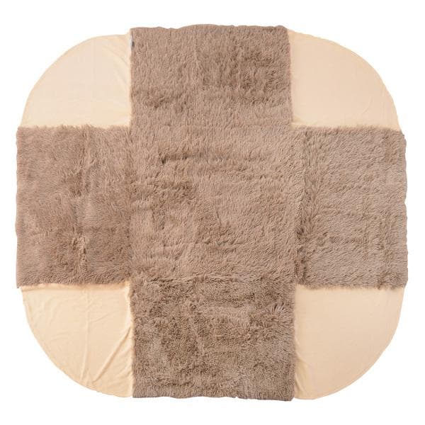 おしゃれ ふかふか 触り心地いい かわいい 暖かい 正方形 こたつ布団 ベージュ