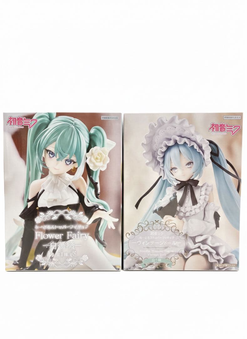 初音ミク フィギュア Flower Fairy 白薔薇 ＆ ヴィンテージドール
