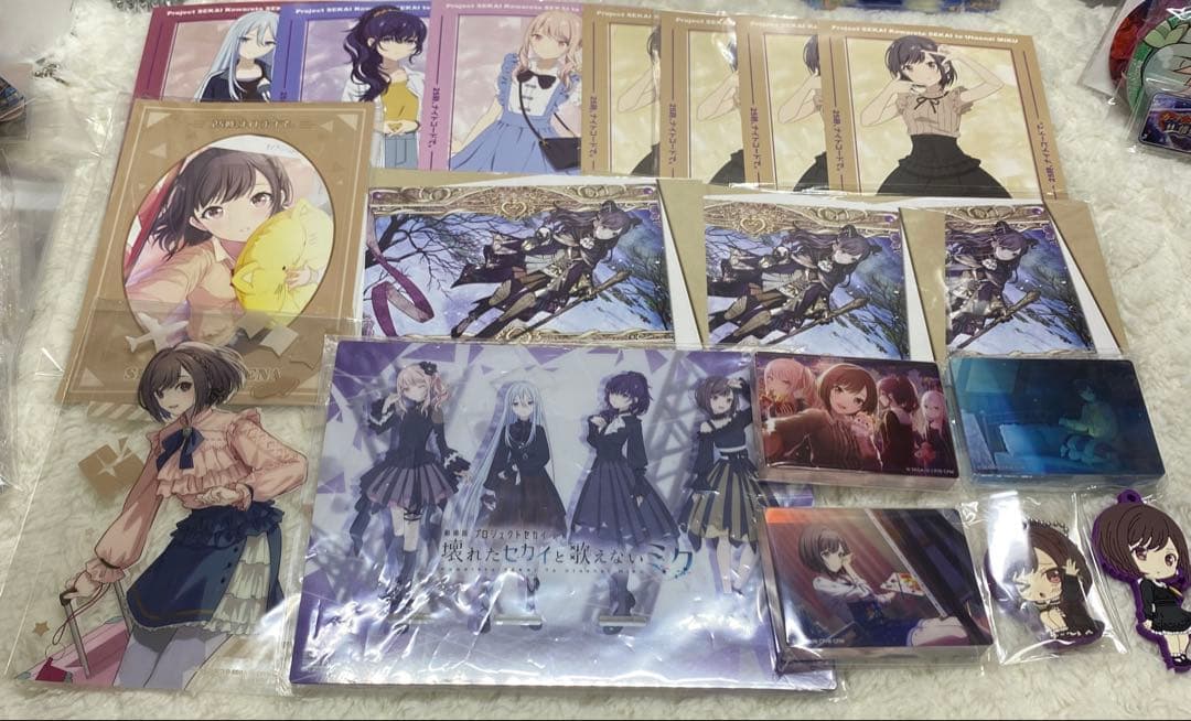 プロセカ 缶バッジ エピカ 箔押し ノーブルアート 特典 色紙 - メルカリ