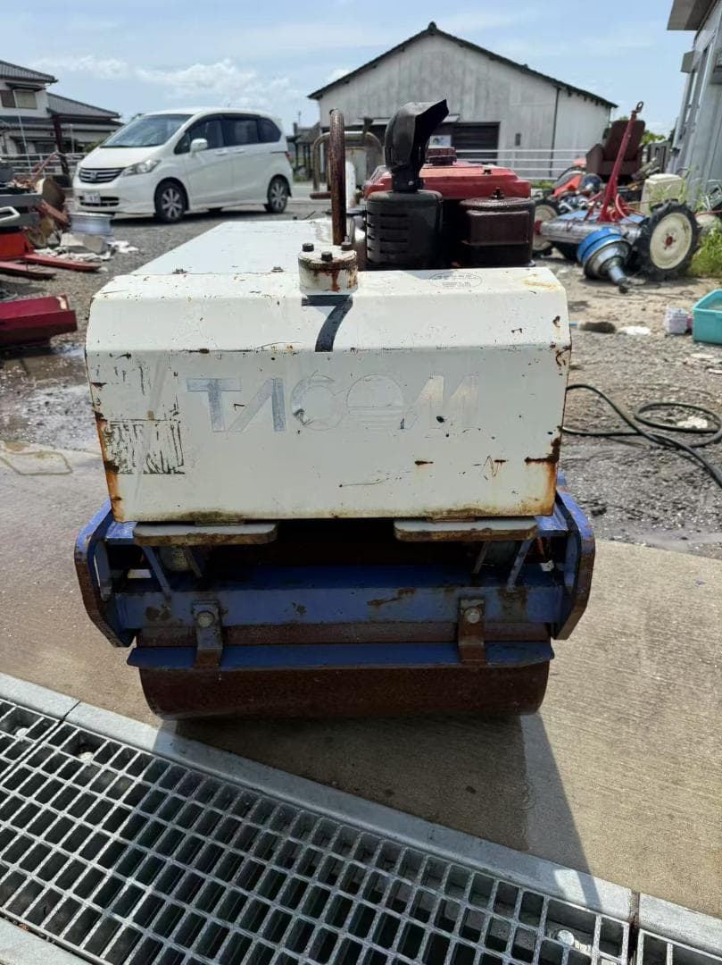【福岡県みやま市】転圧ローラー エンジン ハンドローラ― 振動ローラー 2