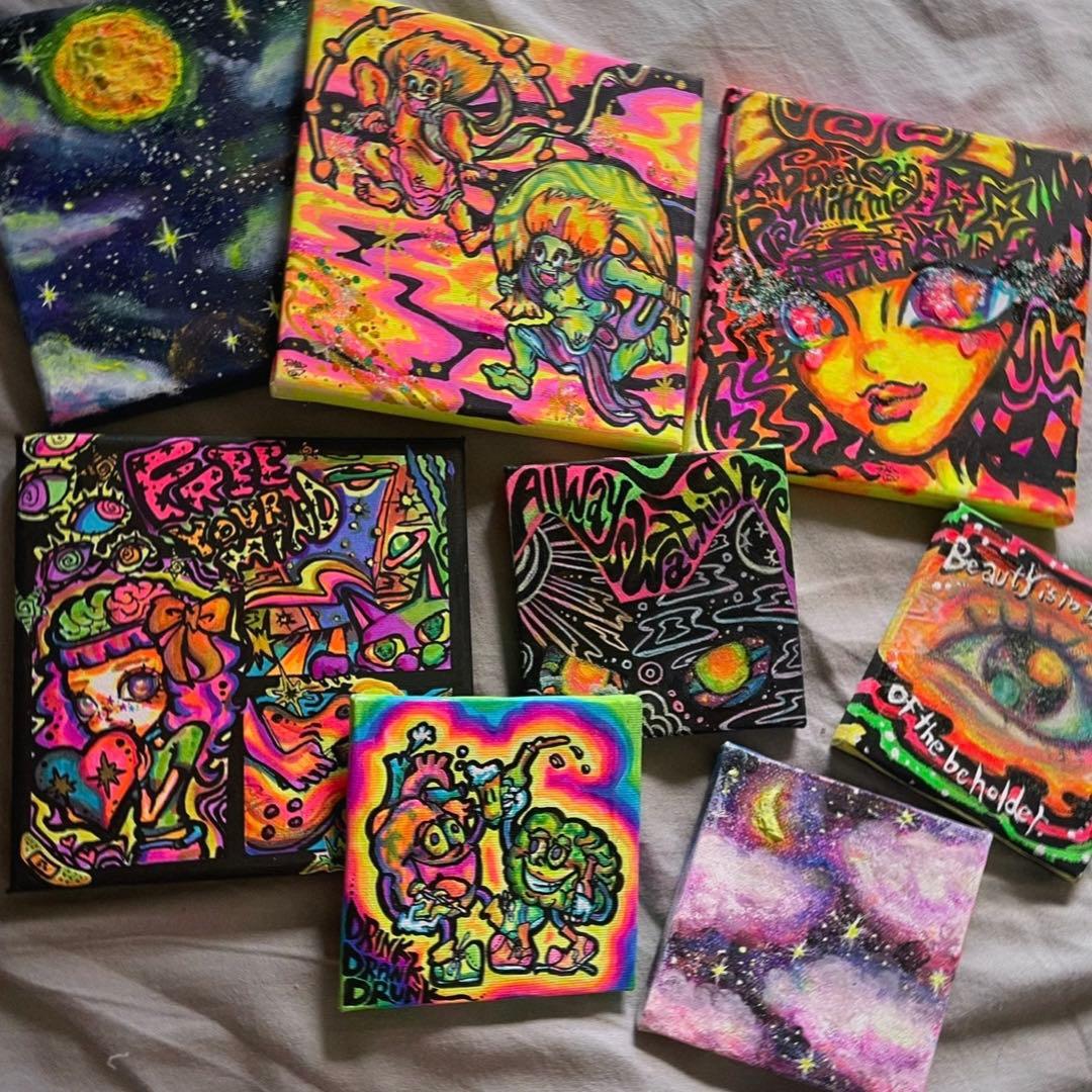 オリジナル原画 Psychedelic Japanese Art