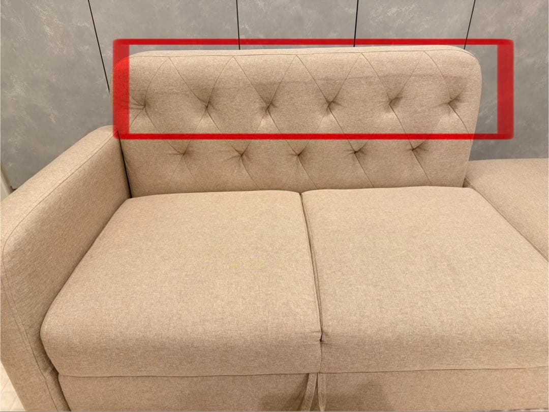 オーエスジェイ(OSJ) カウチソファ　収納付き