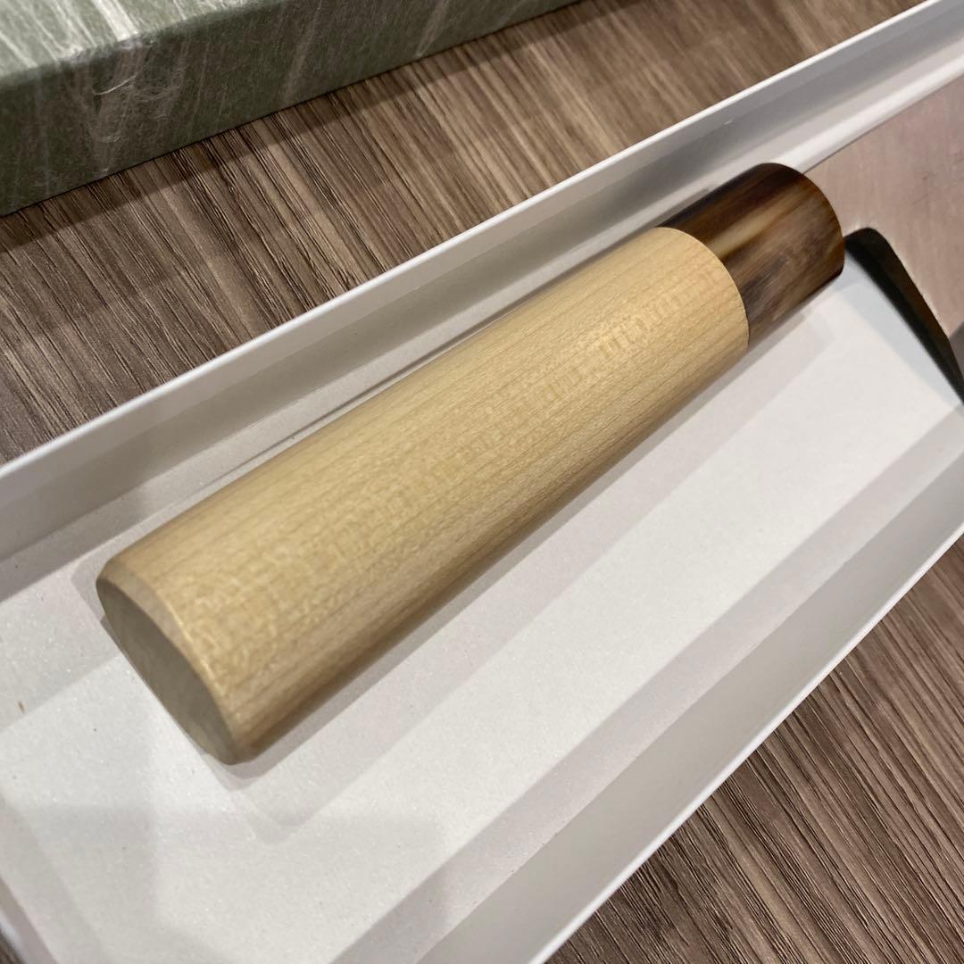 堺刃物守勝出刃包丁水牛柄付 210ミリ - メルカリ