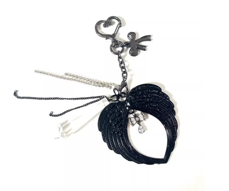 ハンドメイド ブラックチャーム／バッグチャーム