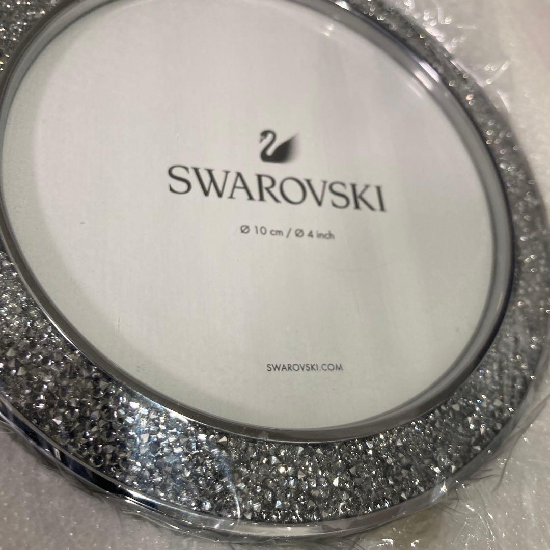 おとも商品です‼️新品 スワロフスキー 写真立て ラウンド型 Minera