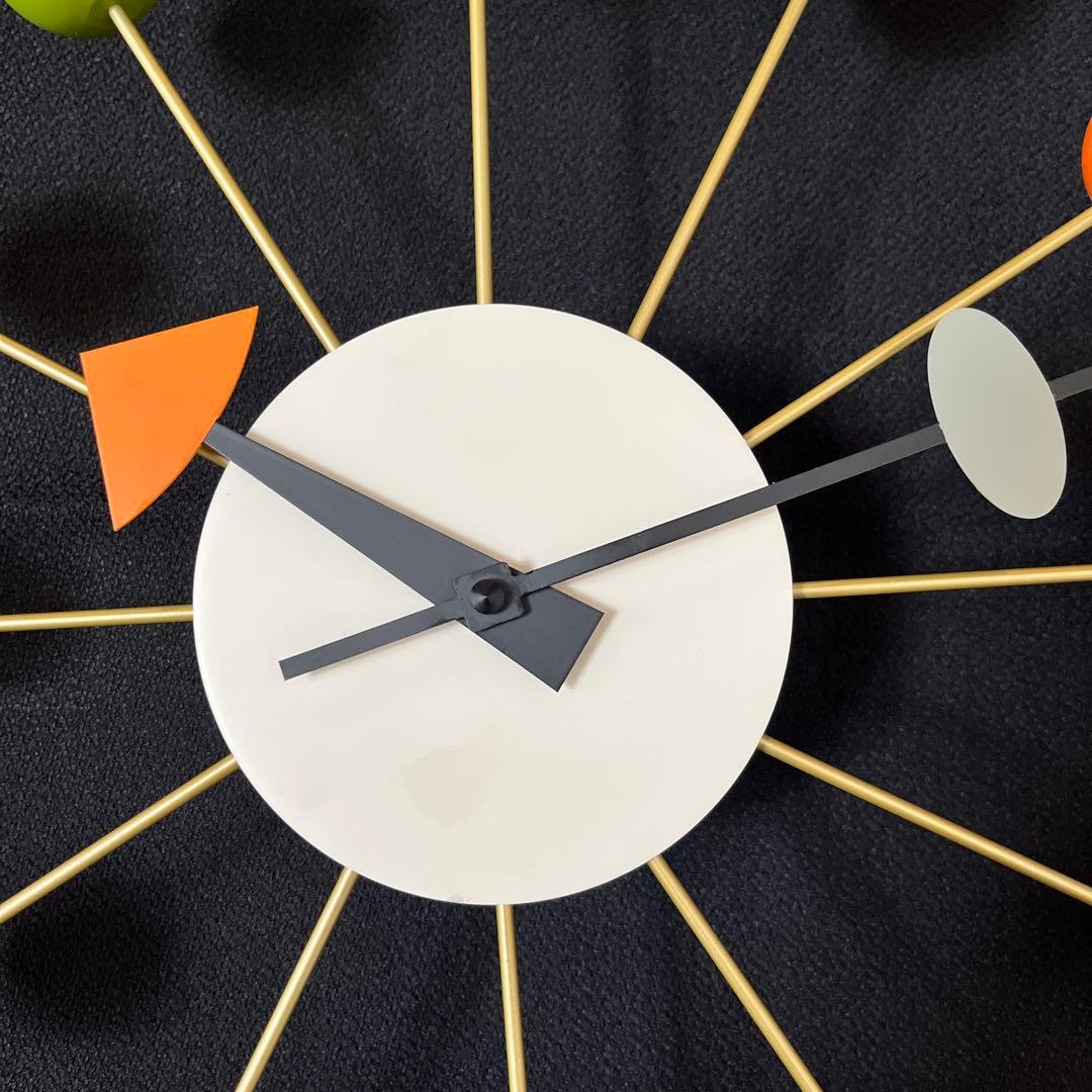 【Vitra】時計 ジョージネルソン ボールクロック マルチカラー 訳あり