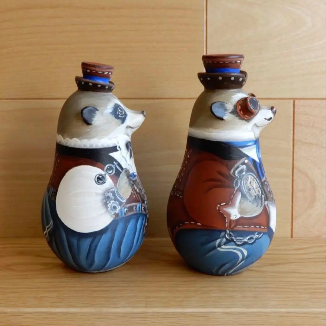 スヴェトラーナ・ニコラエヴァ　単体人形ペア　～ミーアキャット～　マトリョーシカ