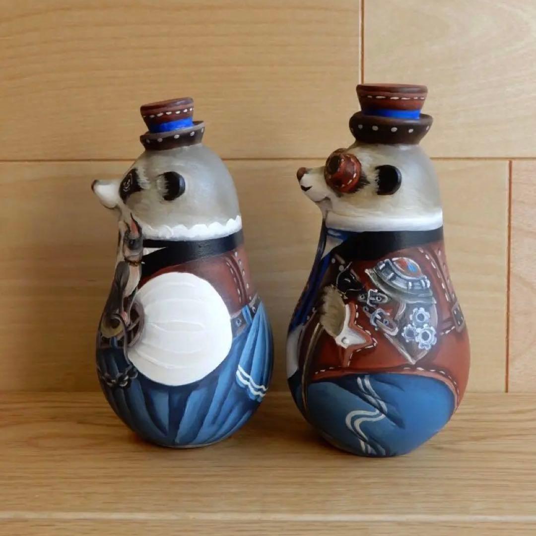 スヴェトラーナ・ニコラエヴァ　単体人形ペア　～ミーアキャット～　マトリョーシカ