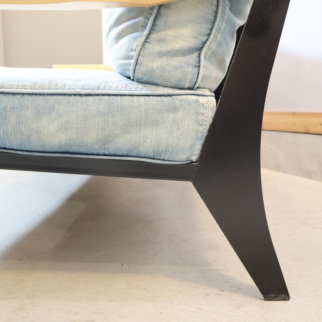 WTW ダブルティー TISMO デニム 2人掛けソファ ラブソファ 西海岸風