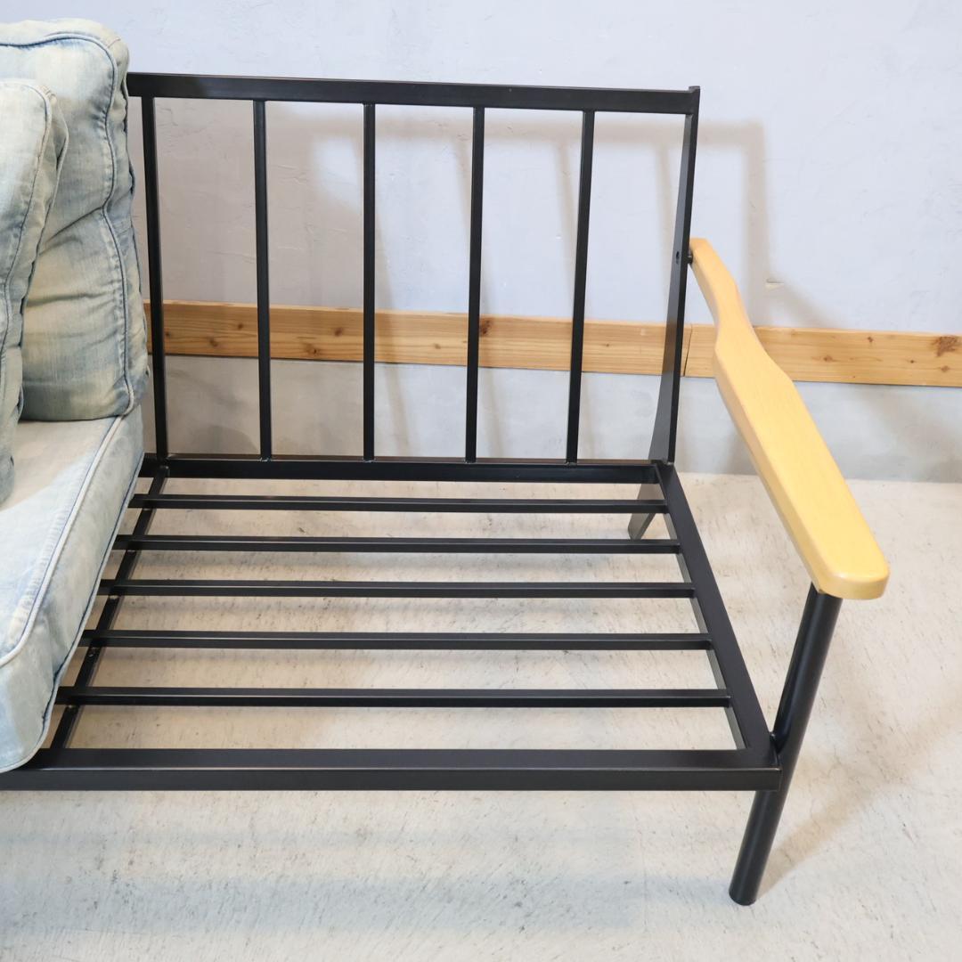 WTW ダブルティー TISMO デニム 2人掛けソファ ラブソファ 西海岸風