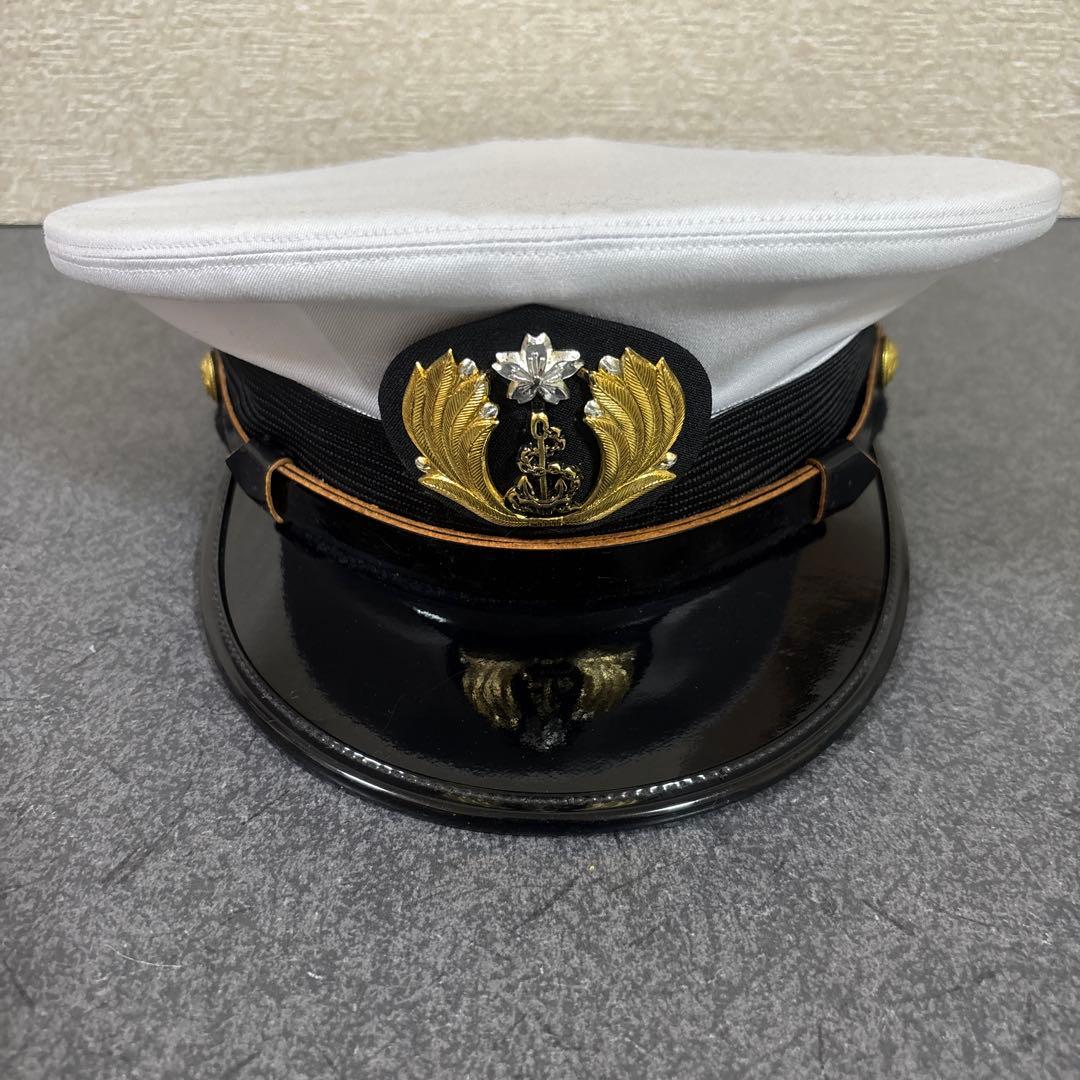 海上自衛隊　制帽　宮地洋服店※官給品ではない 59cm 海上自衛隊の制帽・帽章