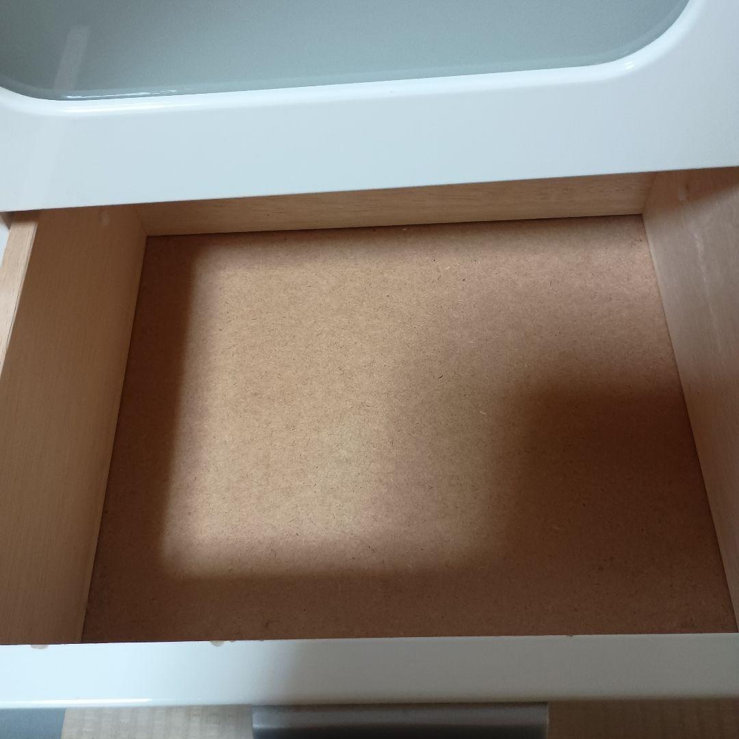 送料込 窓付きキャビネット ホワイト 90cm