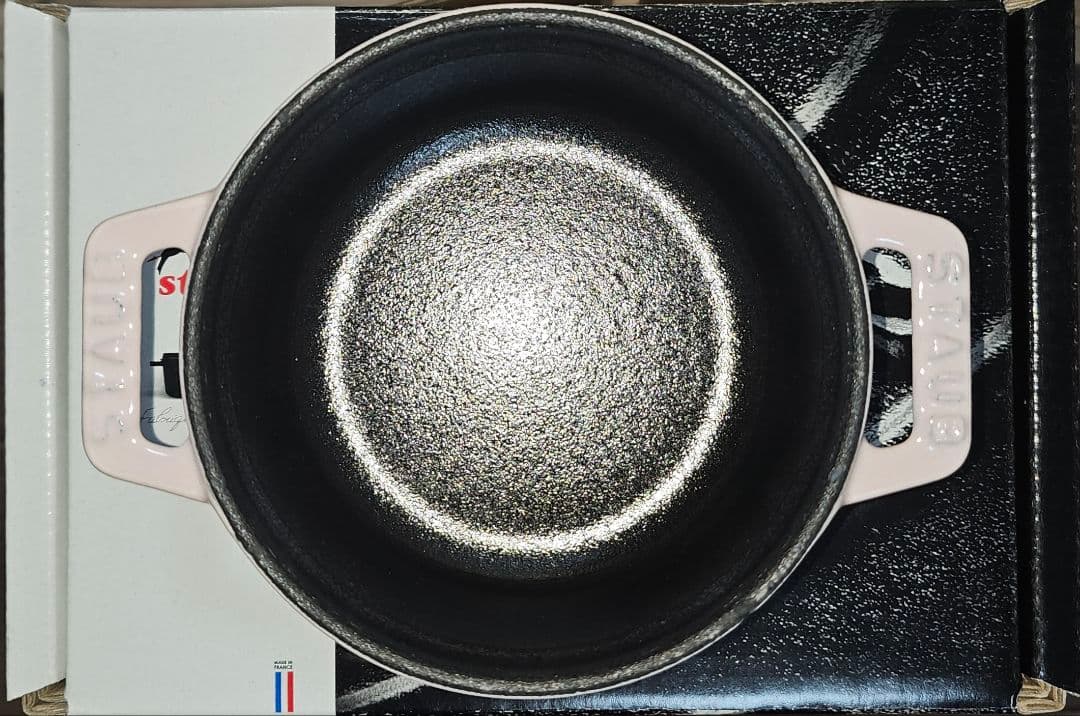 STAUB ストウブ　ピコ　ココット ラウンド 10cm ソルベローズ 両手鍋