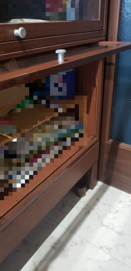 【直接引取】レトロ　アンティーク　ショーケース【ガラス窓】