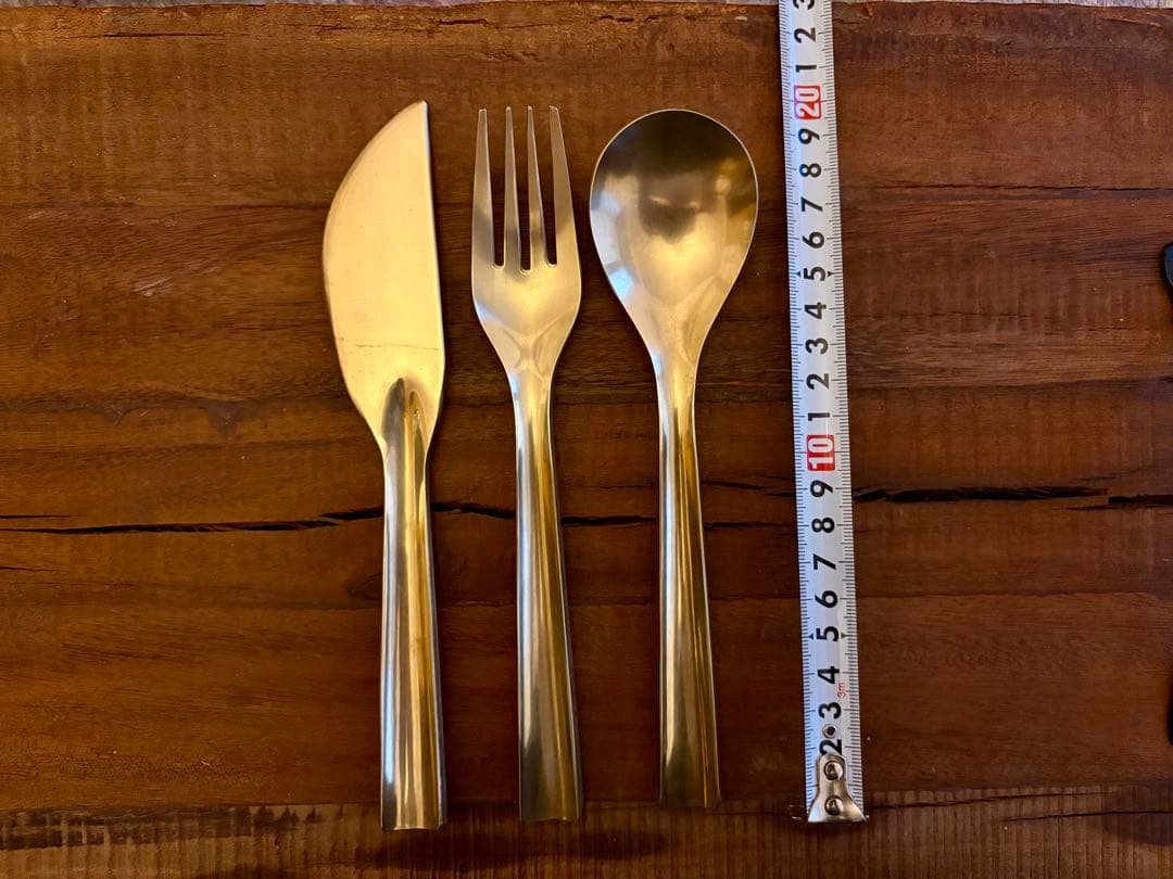 Lue真鍮ディナーセット　カトラリー　2セット　おもてなし