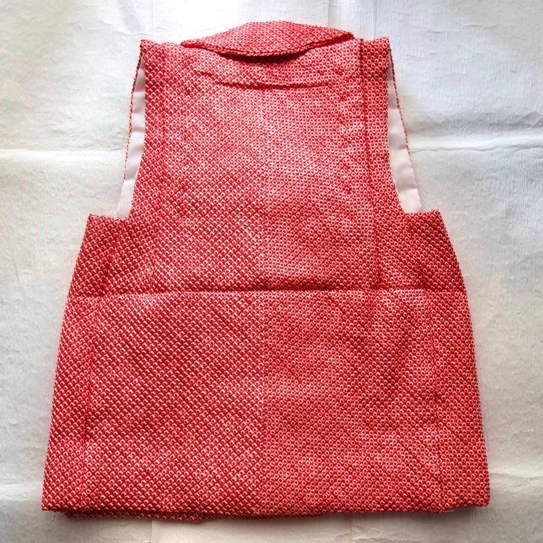 正絹　総絞り被布　七五三　お雛祭りなど