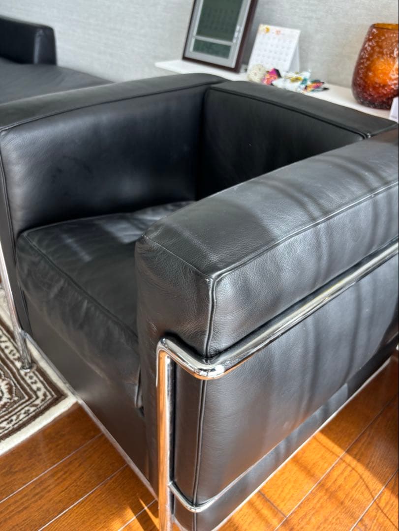 美品　LC2 カッシーナ　正規品　1人掛け　ソファ　ブラック