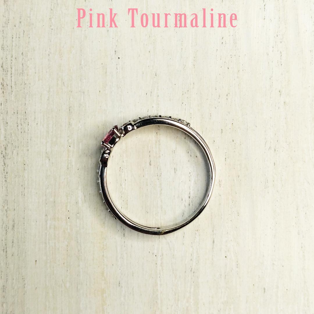 SALE ピンクトルマリン 0.149ct ルビー リング 【新品】ソ付