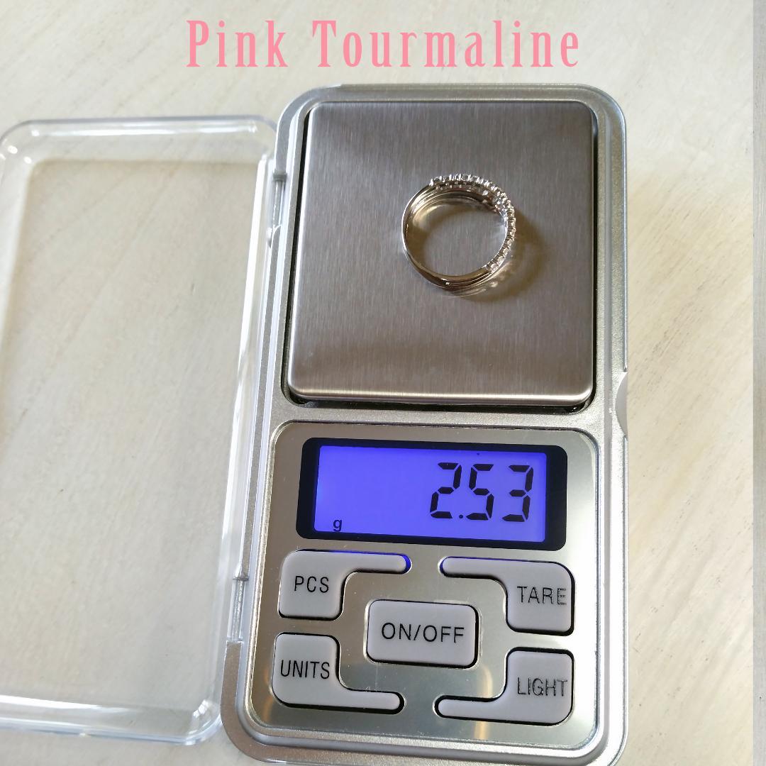 SALE ピンクトルマリン 0.149ct ルビー リング 【新品】ソ付