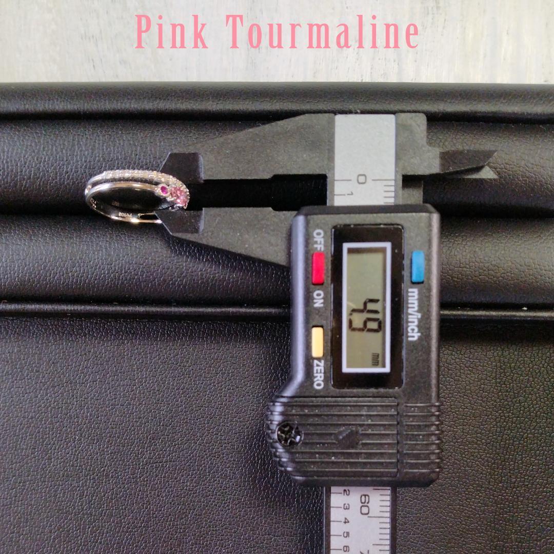 SALE ピンクトルマリン 0.149ct ルビー リング 【新品】ソ付