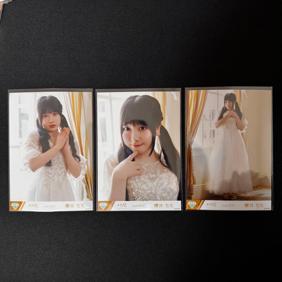 コンプ】≠MEノイミー 櫻井もも モブノデレラ 生写真 コンプ3枚セット