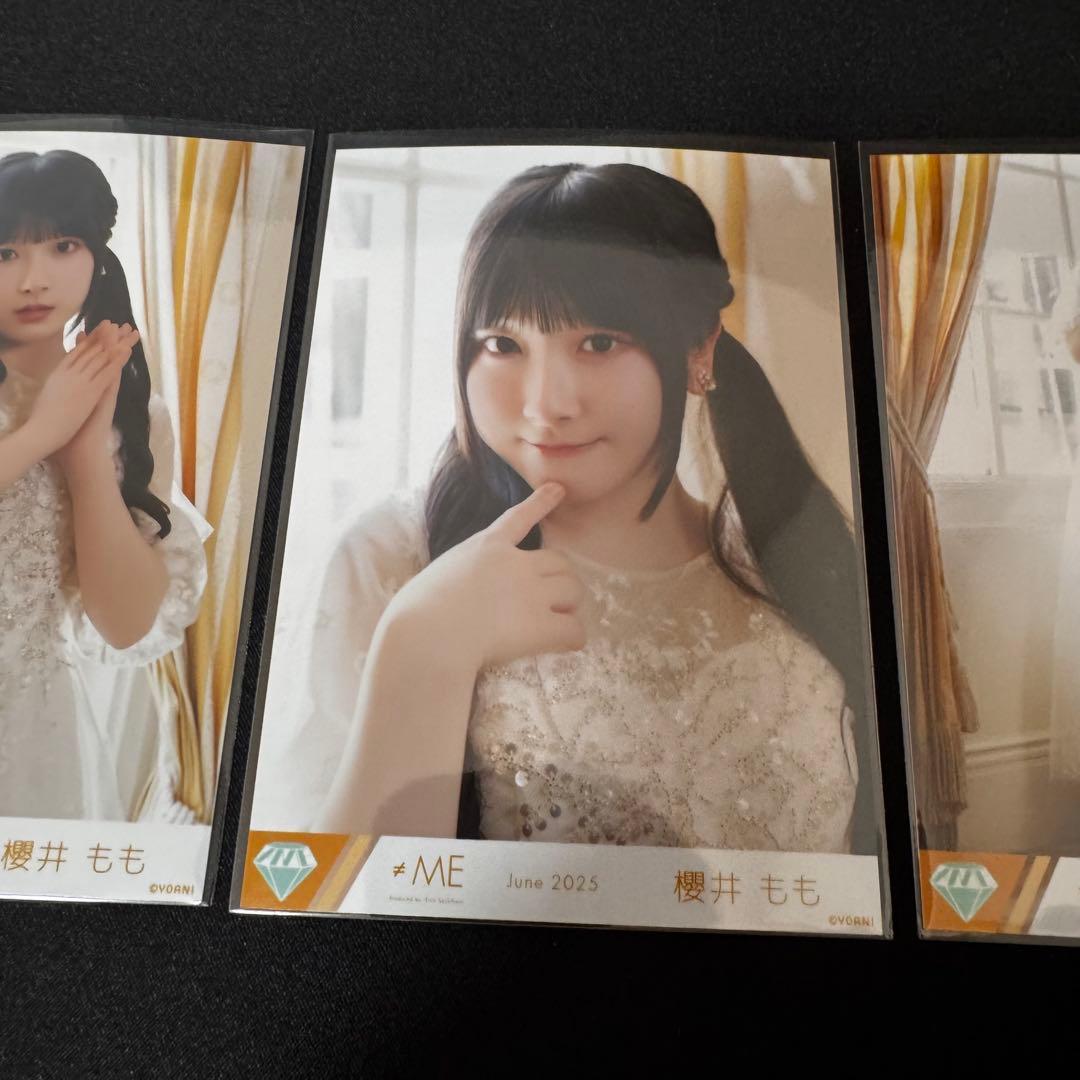 コンプ】≠MEノイミー 櫻井もも モブノデレラ 生写真 コンプ3枚セット