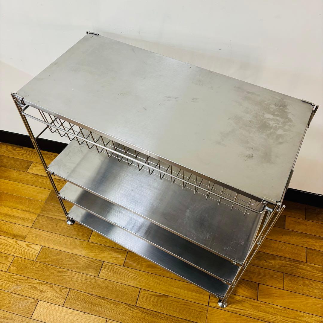 無印良品　ステンレスユニットシェルフ・ステンレス棚　送料込み