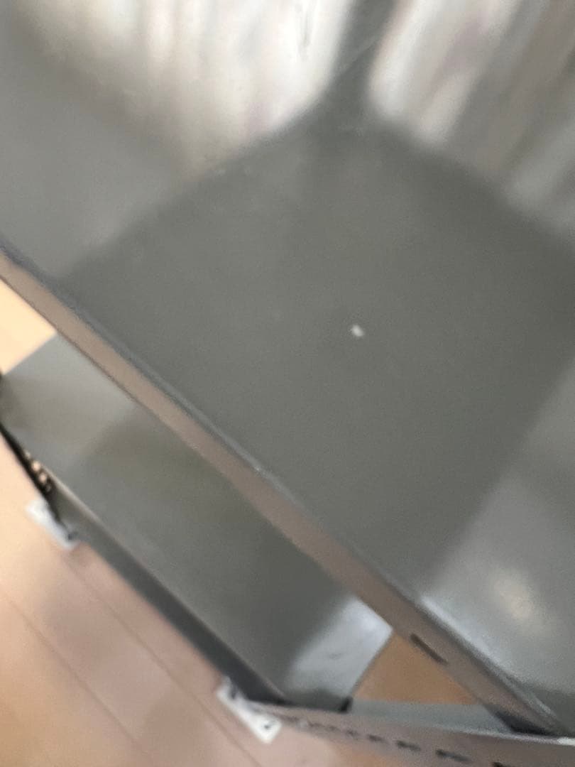 工業用 スチール シェルフ スリム(W610) 4段 D450 d&d 無印