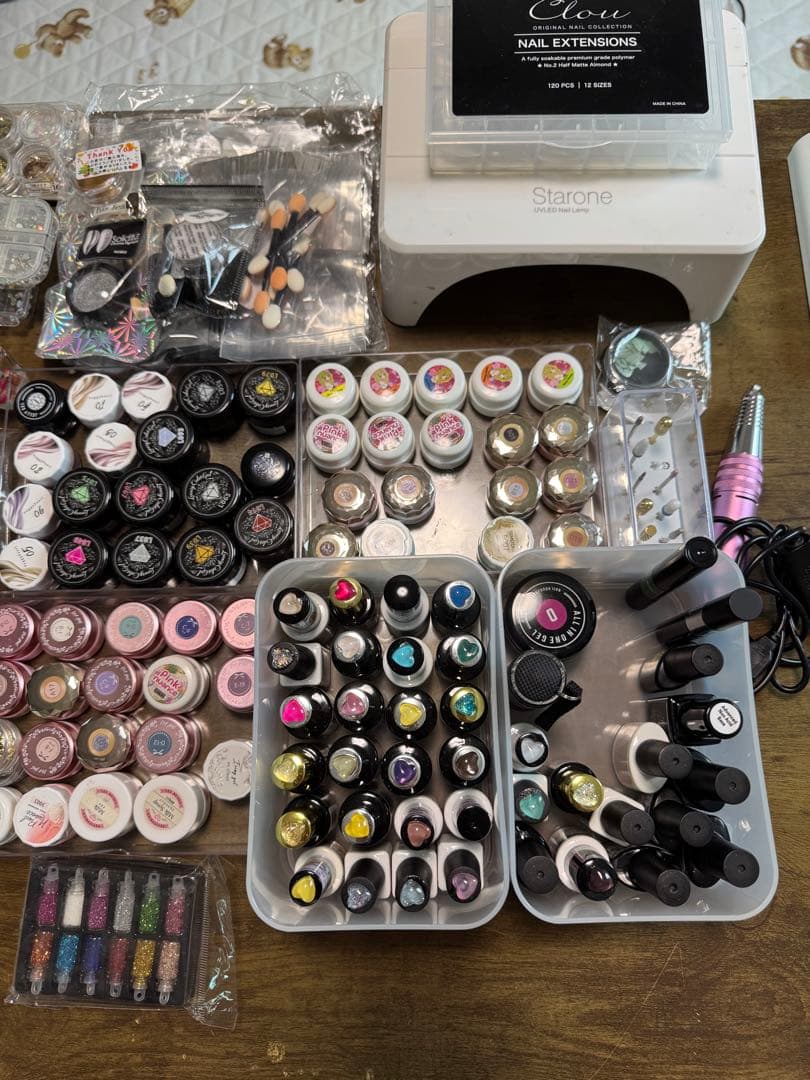 ネイルアート用品セット 多色