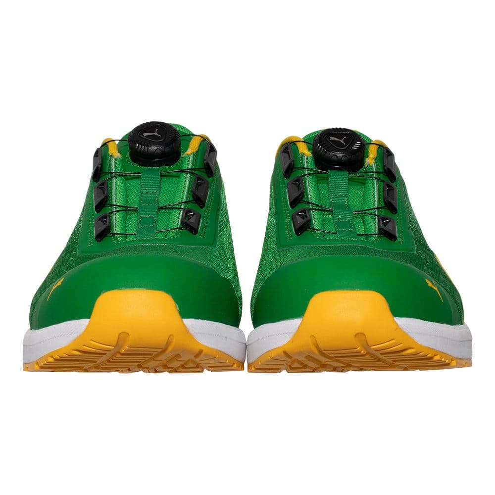 プーマ安全靴#64.408 28.0cmグライドグリーンディスクロー