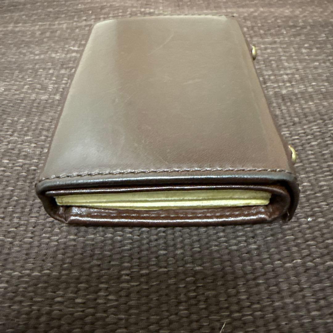 エムピウ ミッレフォッリエⅡ P25 タバコ×ベージュ 右利き用