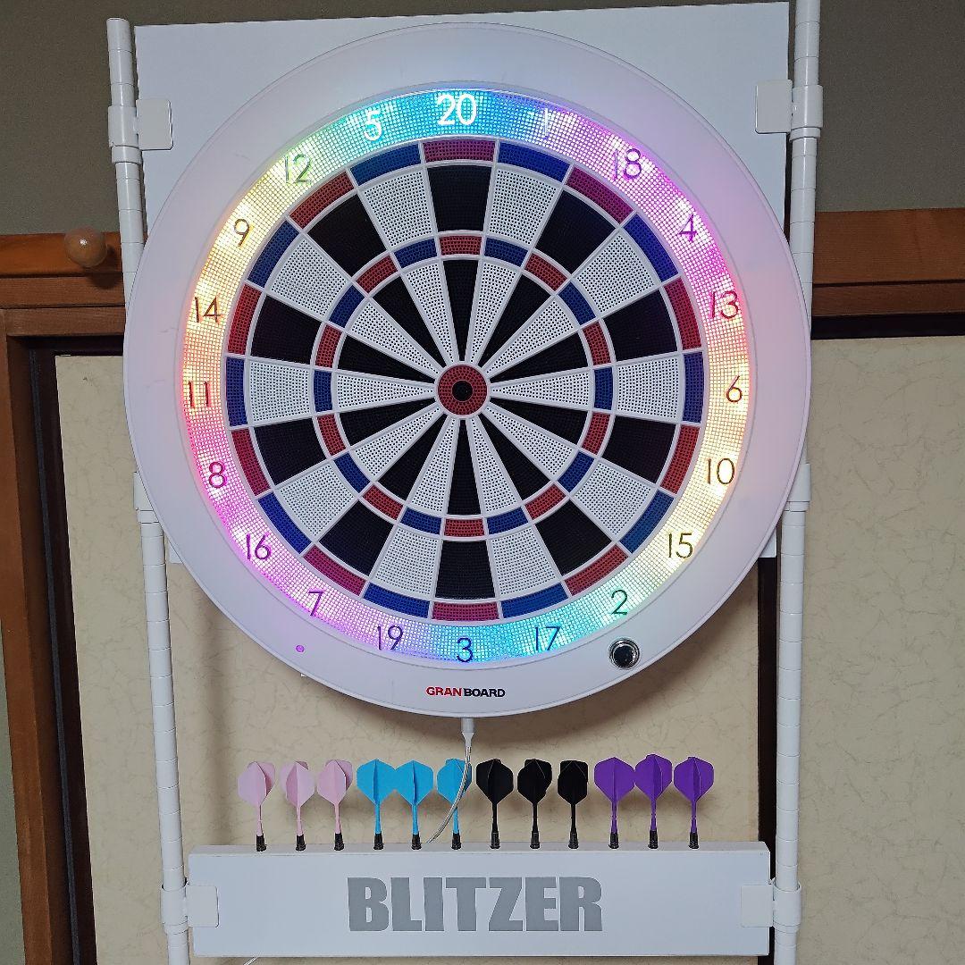 電子ダーツボード グランボード3s ホワイトエディション＋ダーツ