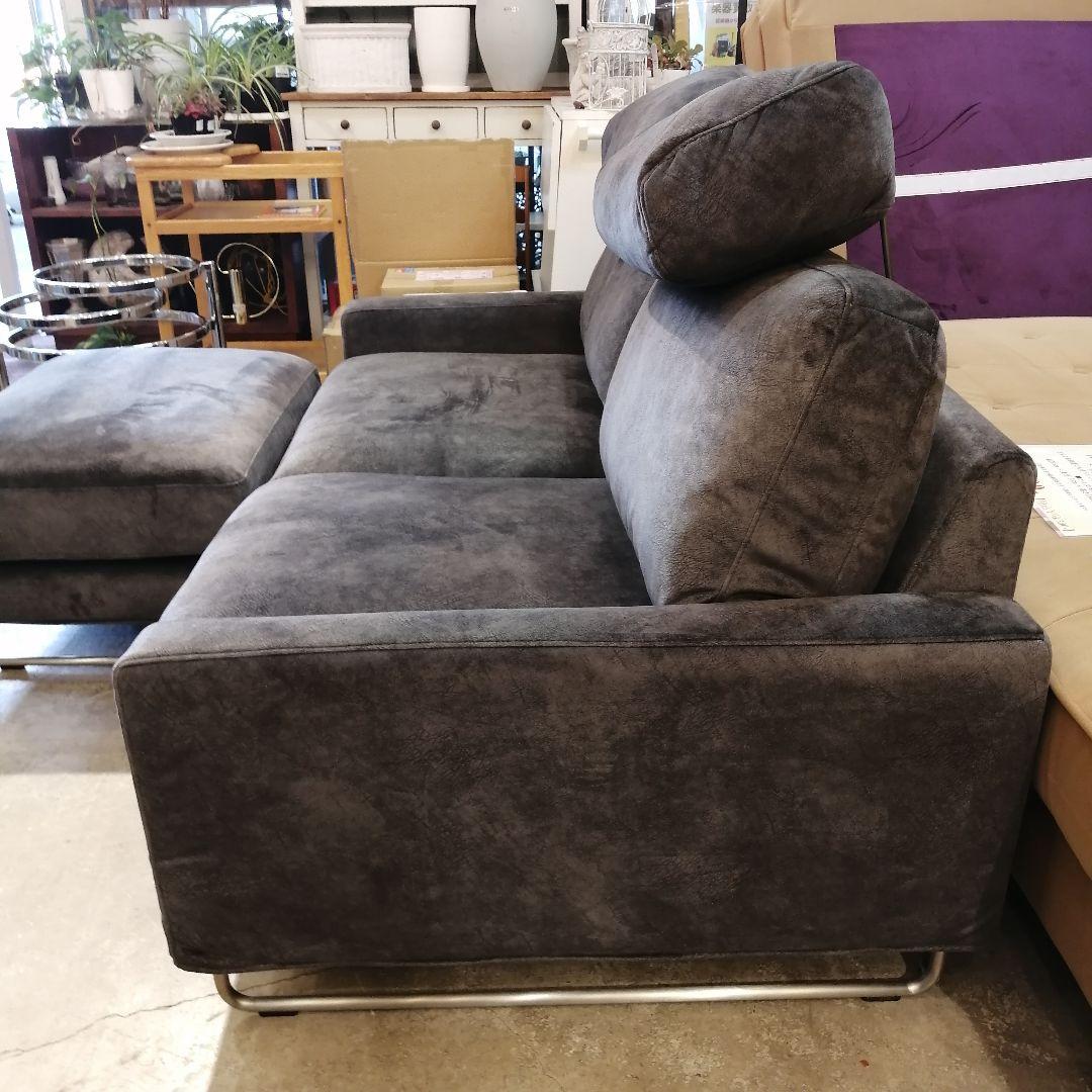 大特価【美品】 ブロッコ BLOCCO 2人掛け カウチ オーダー ソファ グレ