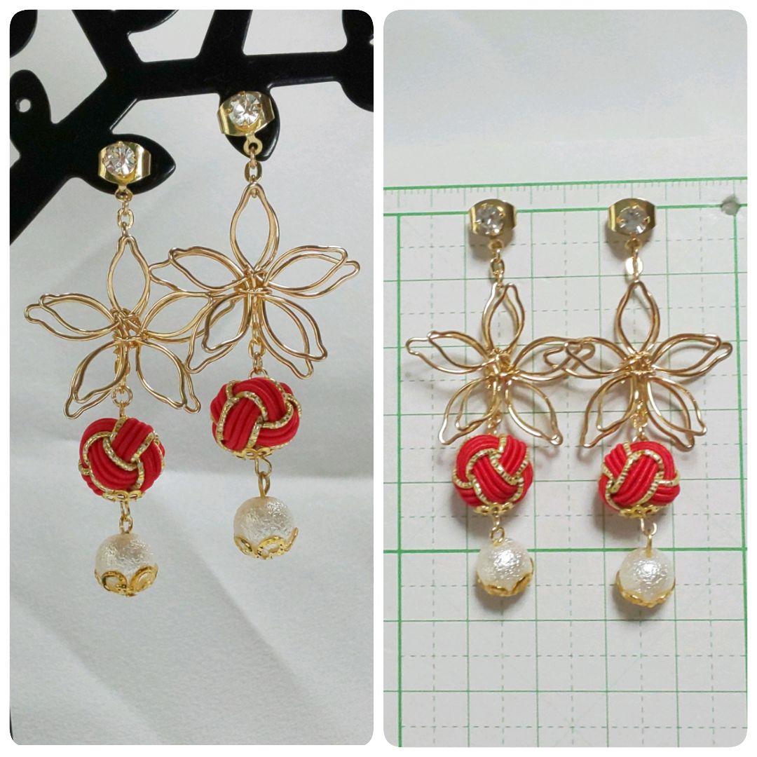 2way水引ピアス S-243