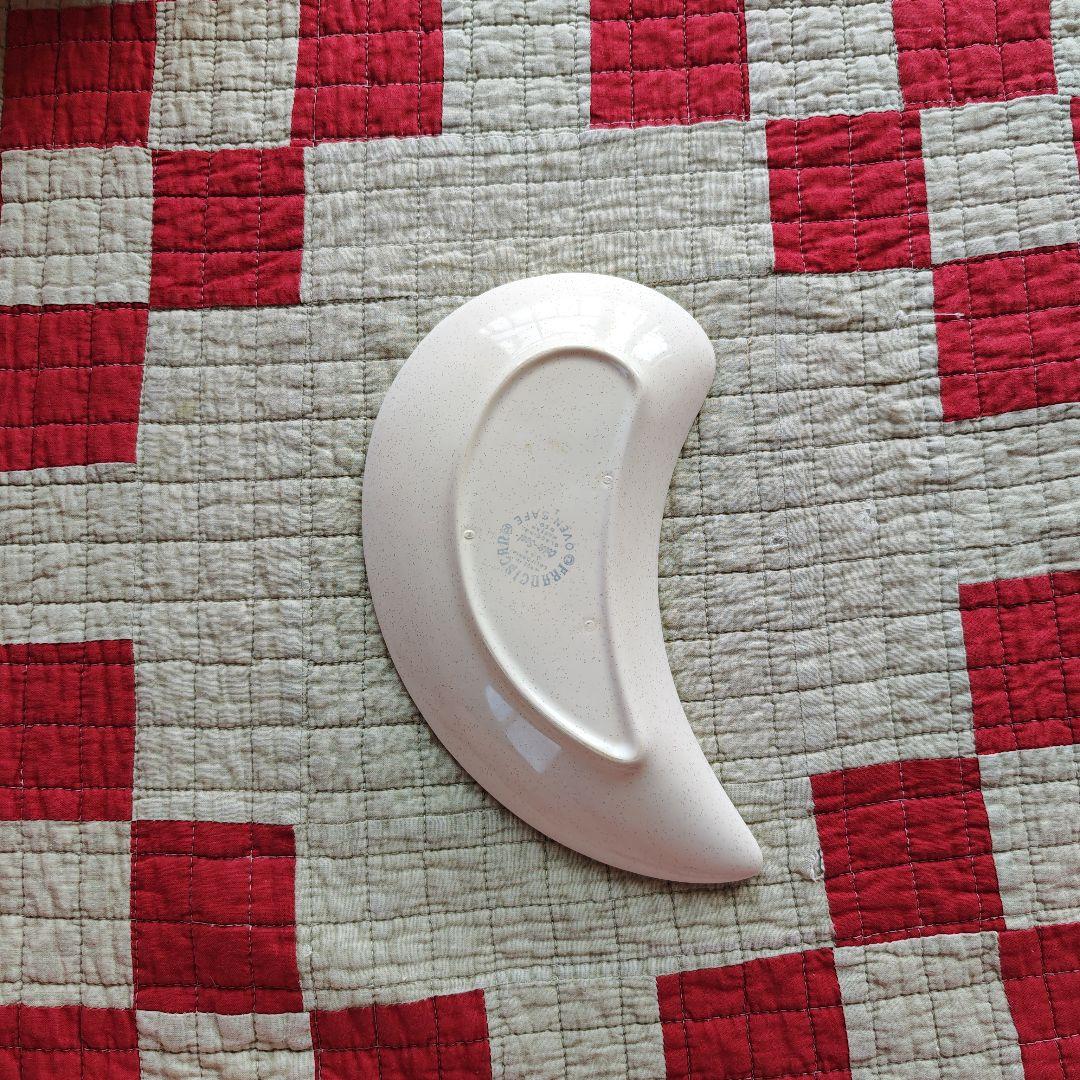 まるさん専用 フランシスカン三日月サラダプレート2枚