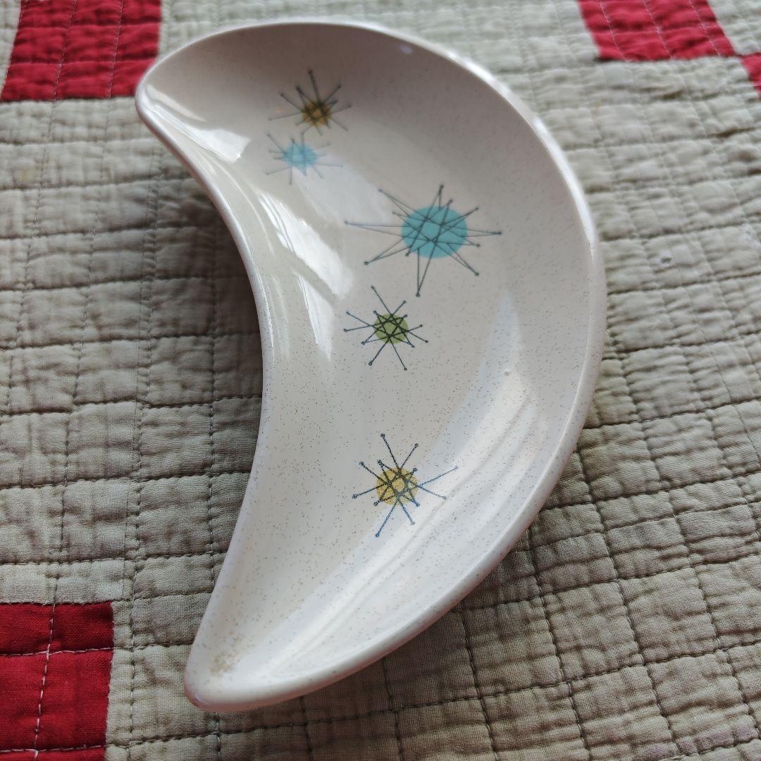 まるさん専用 フランシスカン三日月サラダプレート2枚