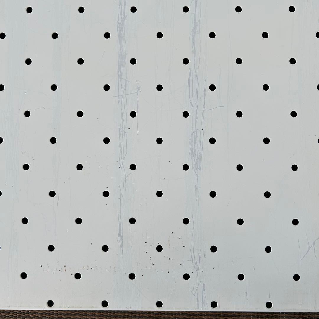 専用】 ホームエレクター 廃盤品ホワイト パンチングシェルフ 三方