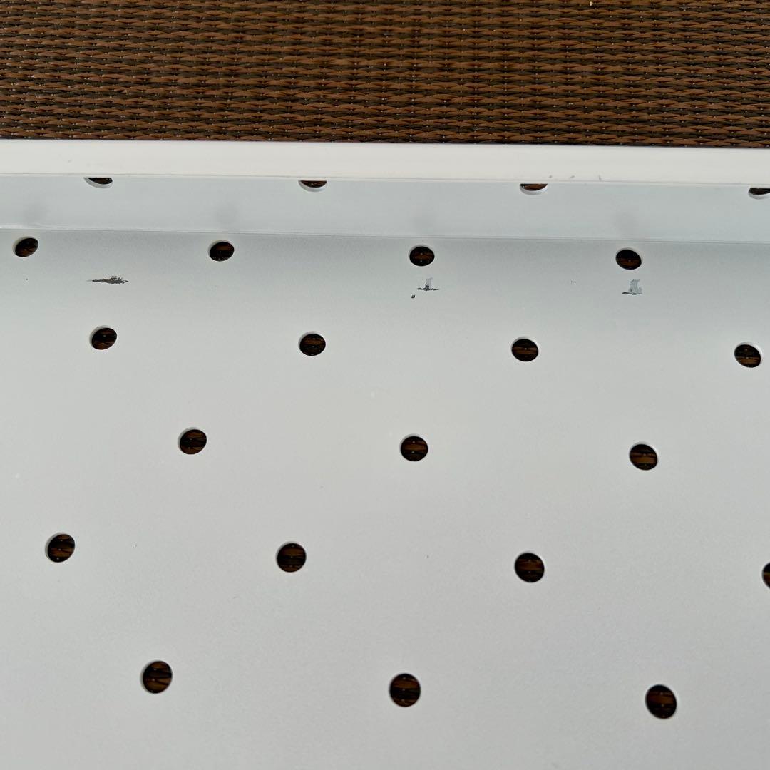 専用】 ホームエレクター 廃盤品ホワイト パンチングシェルフ 三方