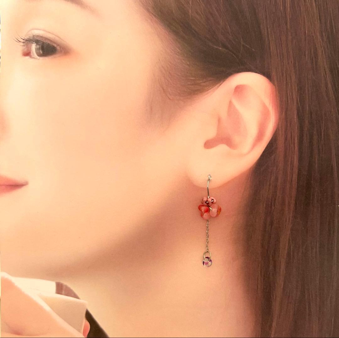 «962»♥️専用ページ♥️ローズピンクファルファーレ*グラデーションハートチェーン