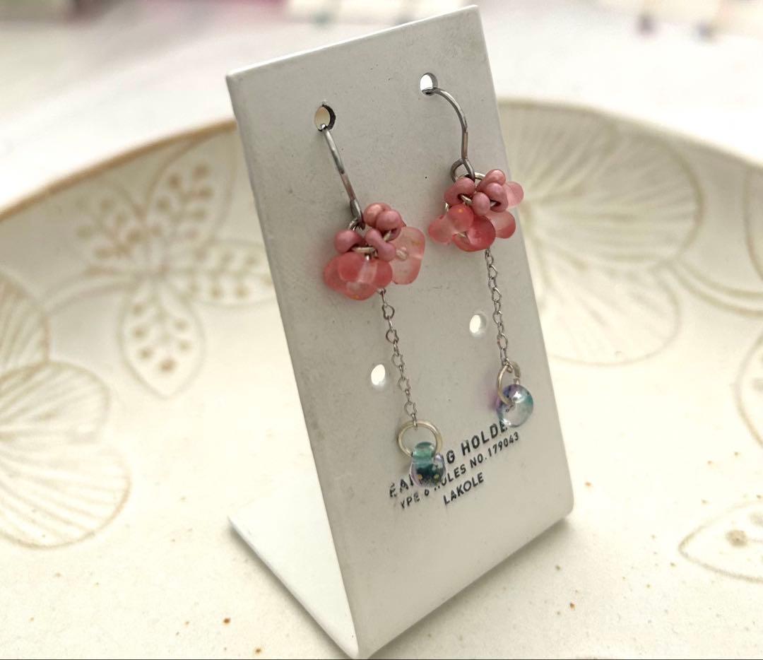 «962»♥️専用ページ♥️ローズピンクファルファーレ*グラデーションハートチェーン