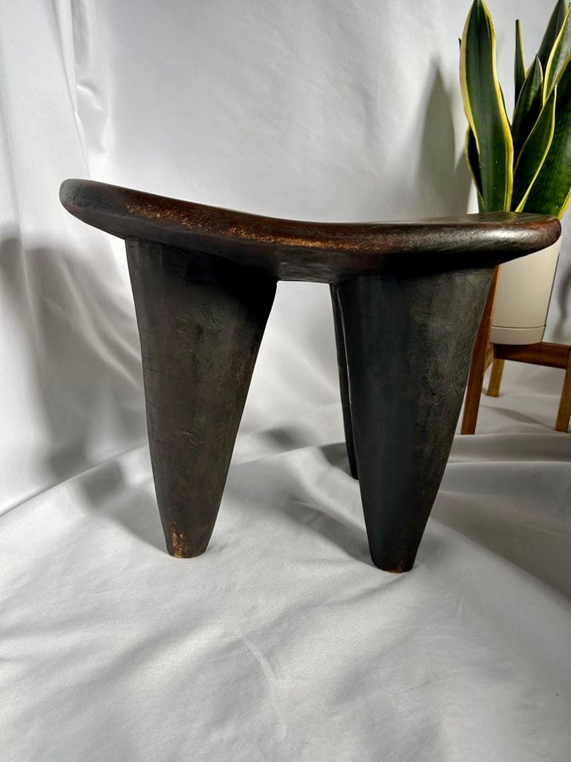 【24時間限定値下げ】アフリカ家具　セヌフォ族　スツール